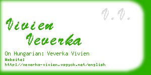 vivien veverka business card